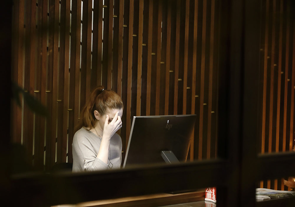 woman experiencing burnout