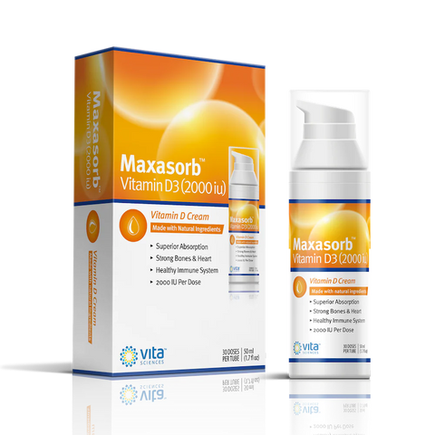 Maxasorb D3 Cream – Vitamin D3 Cream 1000 IU