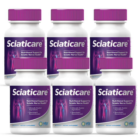 Sciaticare 6 Pack – Sciatica Nerve Support Capsules