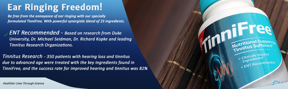 TinniFree Tinnitus Pain Relief Supplement