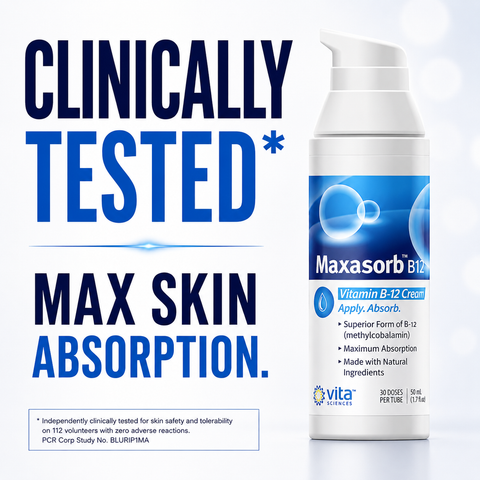 Maxasorb B12 Cream – Vitamin B12 Topical Cream