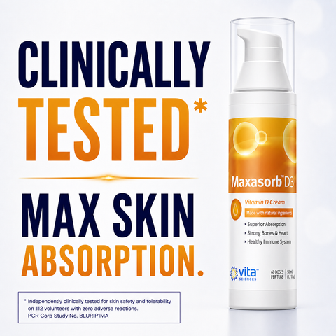 Maxasorb D3 Cream – Vitamin D3 Cream 1000 IU
