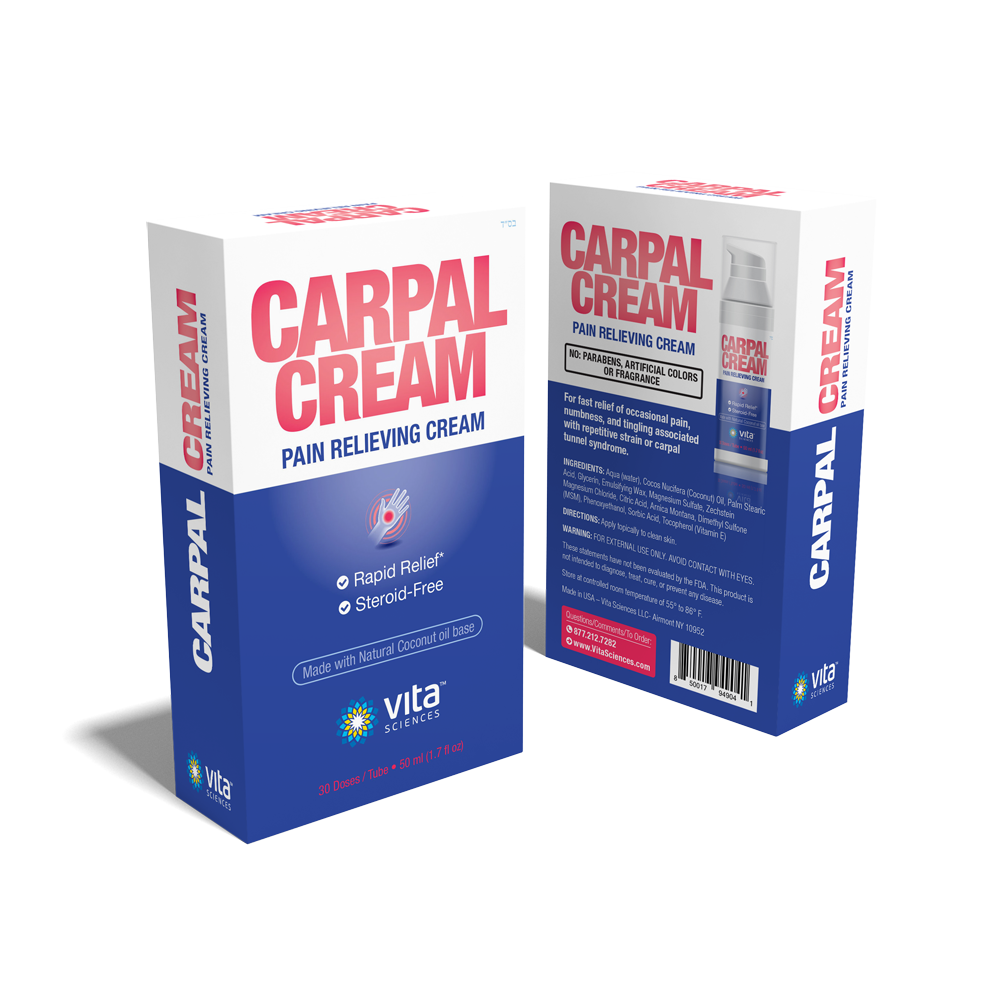 Carpal Cream Carpal Tunnel Pain Relief