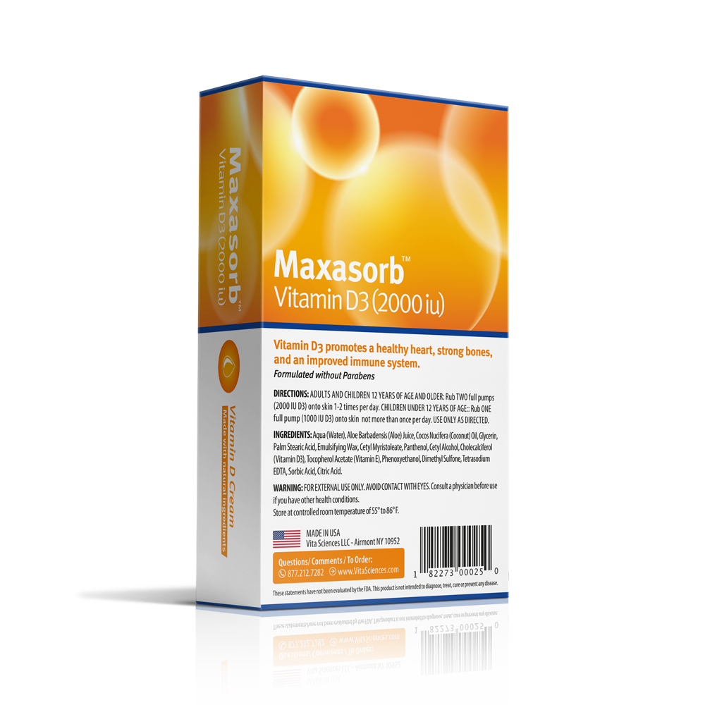 Maxasorb D3 Cream 2000 iu